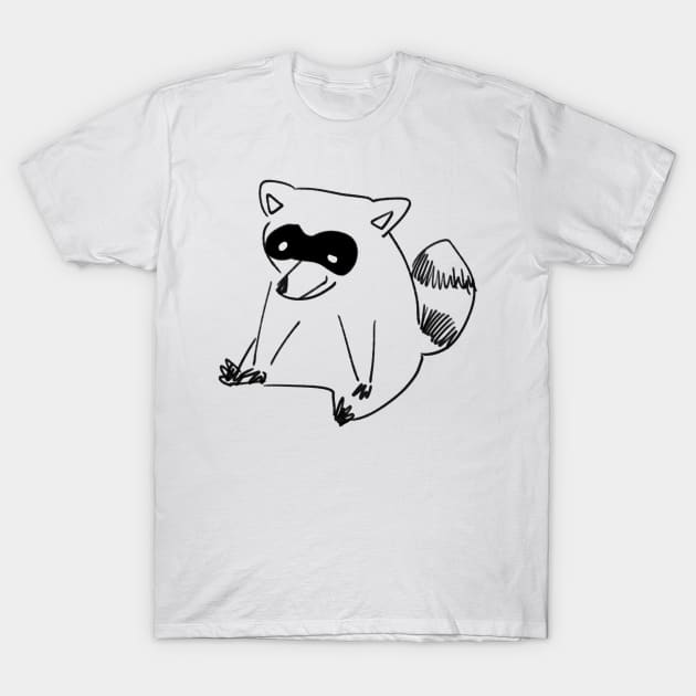 It's The Raccoon T-Shirt by Anaugi